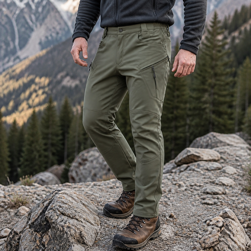 Men's Fleece-Lined Hiking Trousers