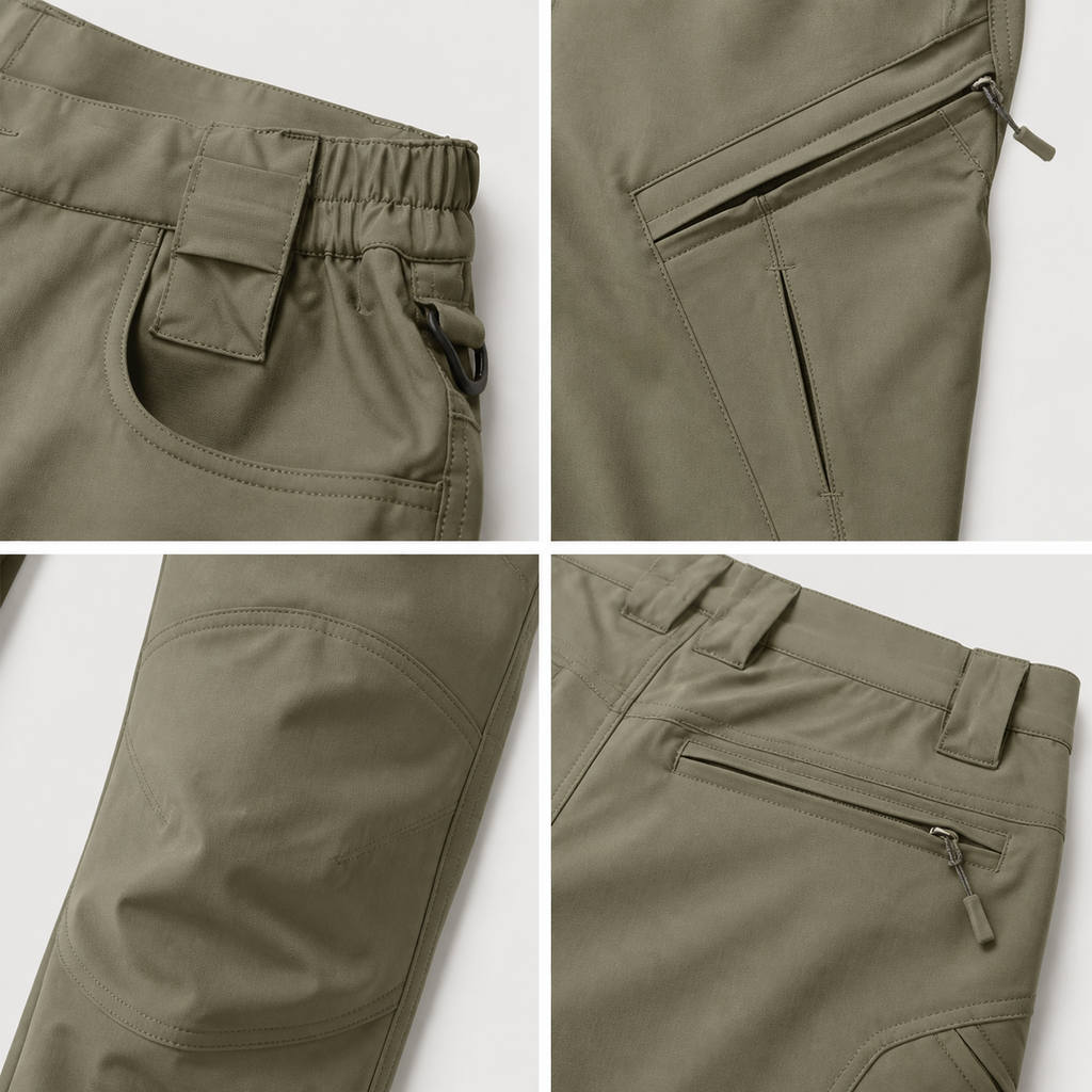 Men's Fleece-Lined Hiking Trousers