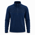 Rosedale men's half-zip fleece — navy white