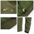 Men's Fleece-Lined Tactical Softshell Jacket
