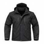 Men's Hooded Fleece-Lined Softshell Jacket
