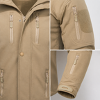 Men's Hooded Fleece-Lined Softshell Jacket
