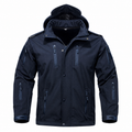 Men's Hooded Fleece-Lined Softshell Jacket