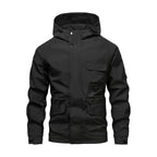 Helvellyn Men's Windproof Utility Jacket - black white
