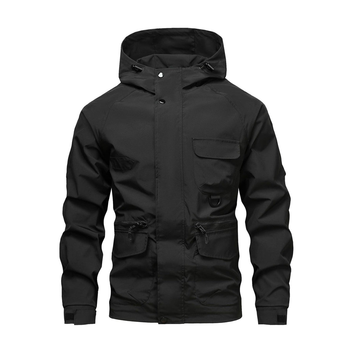 Helvellyn Men's Windproof Utility Jacket - black white