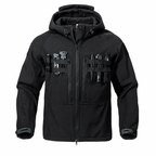 TWS Men’s Fleece-Lined Softshell Jacket – Windproof Hooded Outdoor Tactical Coat