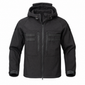 TWS Men’s Fleece-Lined Softshell Jacket – Windproof Hooded Outdoor Tactical Coat