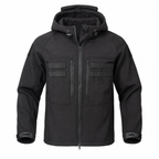 TWS Men’s Fleece-Lined Softshell Jacket – Windproof Hooded Outdoor Tactical Coat