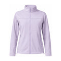 Malham fleece-lined softshell jacket — women purple white