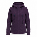 Malham Women's Thermal Fleece Midlayer - purple white