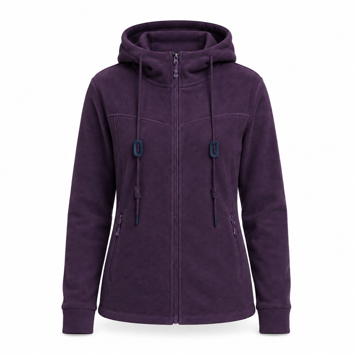 Malham Women's Thermal Fleece Midlayer - purple white
