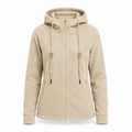 Malham Women's Thermal Fleece Midlayer - khaki white