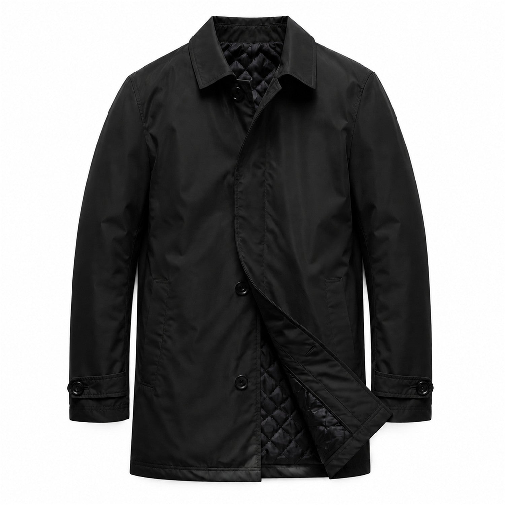 Ashdown Men's Lightweight Insulated Coat - black white
