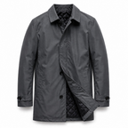 Ashdown Men's Lightweight Insulated Coat - charcoal grey white
