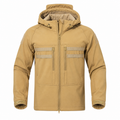 TWS Men’s Fleece-Lined Softshell Jacket – Windproof Hooded Outdoor Tactical Coat