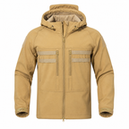TWS Men’s Fleece-Lined Softshell Jacket – Windproof Hooded Outdoor Tactical Coat