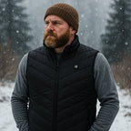 ArcticDown Pro Heated Puffer Vest for Men – Tactical Lightweight Thermal Bodywarmer