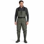 Ultra-Light 400D Nylon Chest Waders with Boots | 15,000mm Waterproof