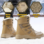 TWS Men’s Fur-Lined Outdoor Combat Boots