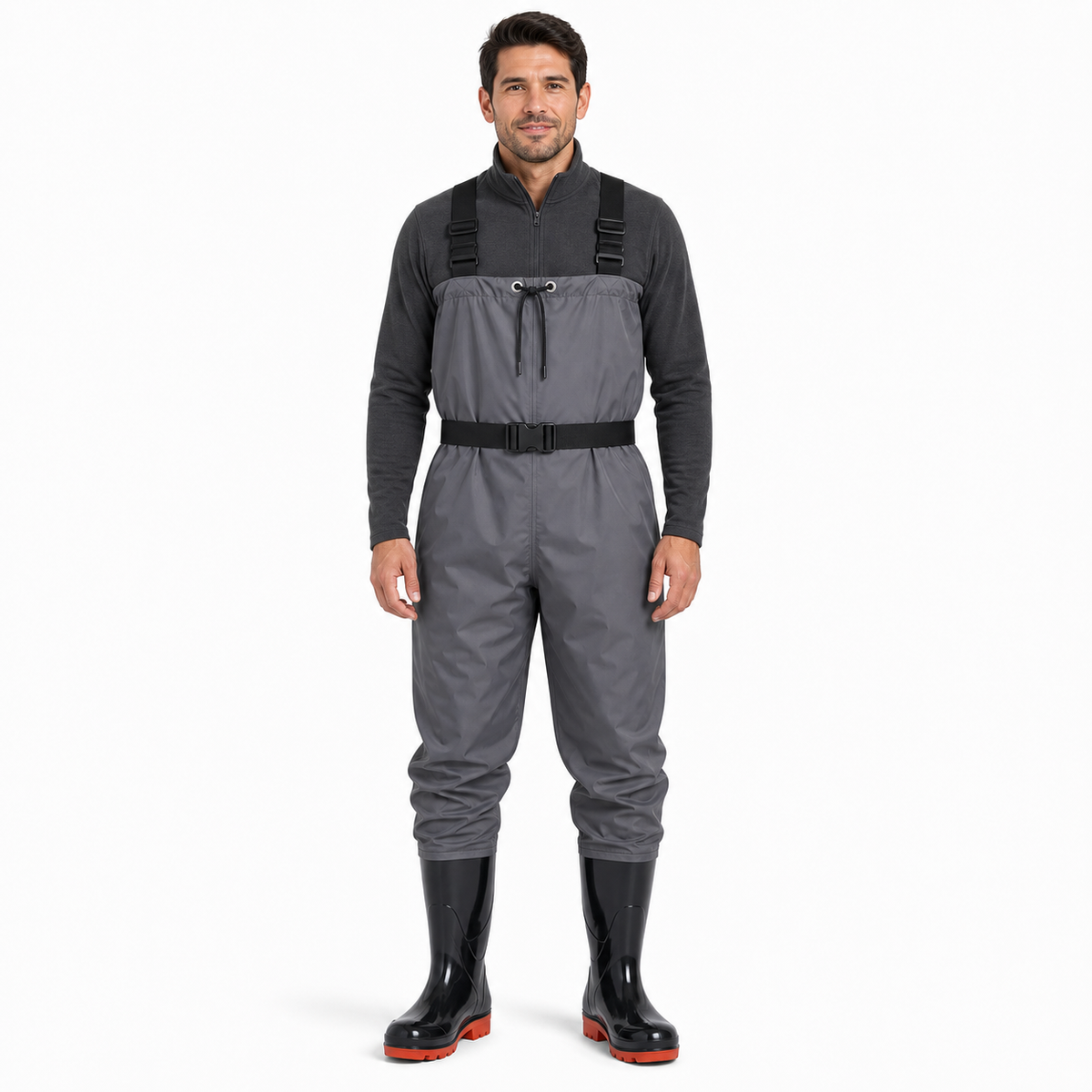 Ultra-Light 400D Nylon Chest Waders with Boots | 15,000mm Waterproof