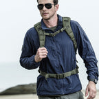 Men’s Quick-Dry UPF 50+ Summer Outdoor Hooded Shell Jacket
