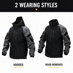 Men's Tactical Hooded Waterproof Jacket – Outdoor Utility Windbreaker