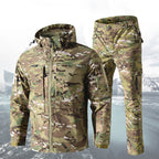 Men’s Military-Style Waterproof Ripstop Tactical Suit Outdoor Combat Uniform Set