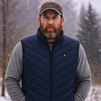 ArcticDown Pro Heated Puffer Vest for Men – Tactical Lightweight Thermal Bodywarmer