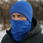TWS Warm Fleece Beanie Hat & Neck Scarf Set for Winter Outdoor Wear