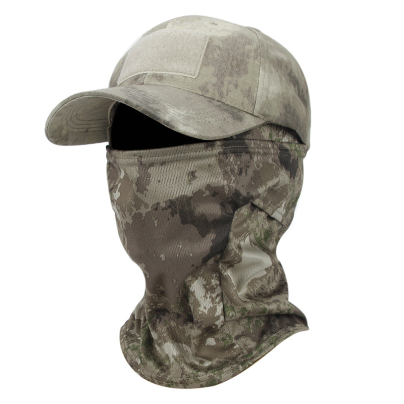 TWS UV Protection Hat with Balaclava – For Fishing, Hiking, Hunting & Military Use