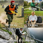 Men's Water-Resistant Tactical Multi-Pocket Softshell Trousers