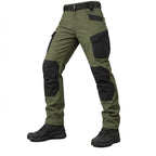 TWS Men’s Softshell Fleece-Lined Reinforced Water-Resistant Tactical Trousers