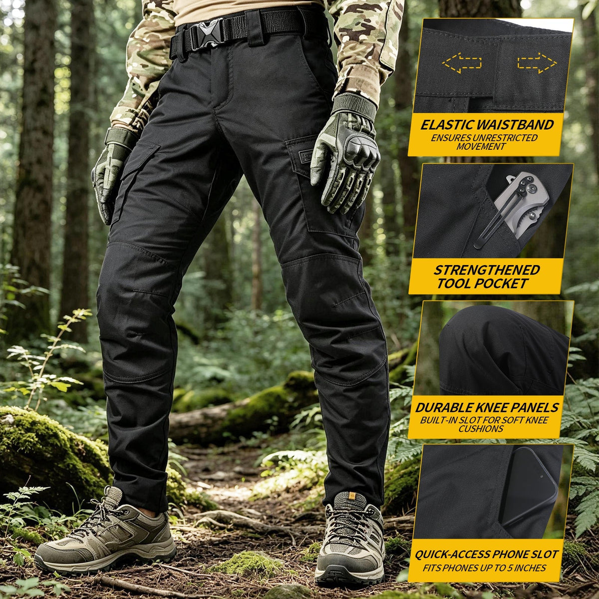 Phantom Stretch Ripstop Cargo Trousers