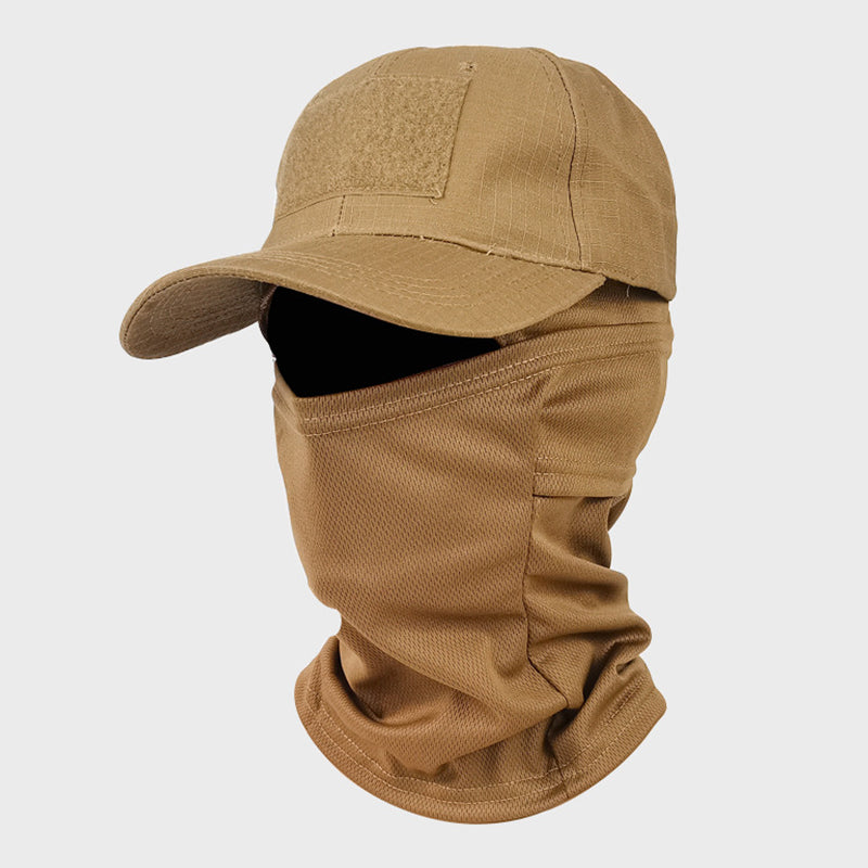TWS UV Protection Hat with Balaclava – For Fishing, Hiking, Hunting & Military Use