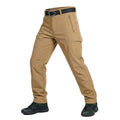 Men's Water-Resistant Tactical Multi-Pocket Softshell Trousers