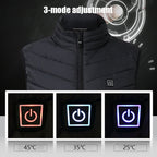 ArcticDown Pro Heated Puffer Vest for Men – Tactical Lightweight Thermal Bodywarmer