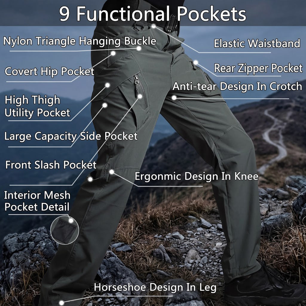 IX9 Lightweight Quick-Dry Outdoor Trousers