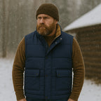 Men’s Thermal Outdoor Utility Vest – Lightweight Insulated Bodywarmer