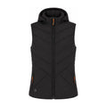 Teesdale Women's Heated Hooded Gilet - black front