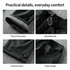 Men's cargo walking trousers — details