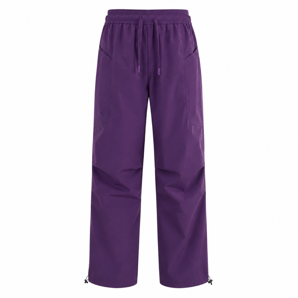 3-in-1 outdoor trousers — dark-purple