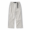 Men's side-zip walking trousers — light-grey