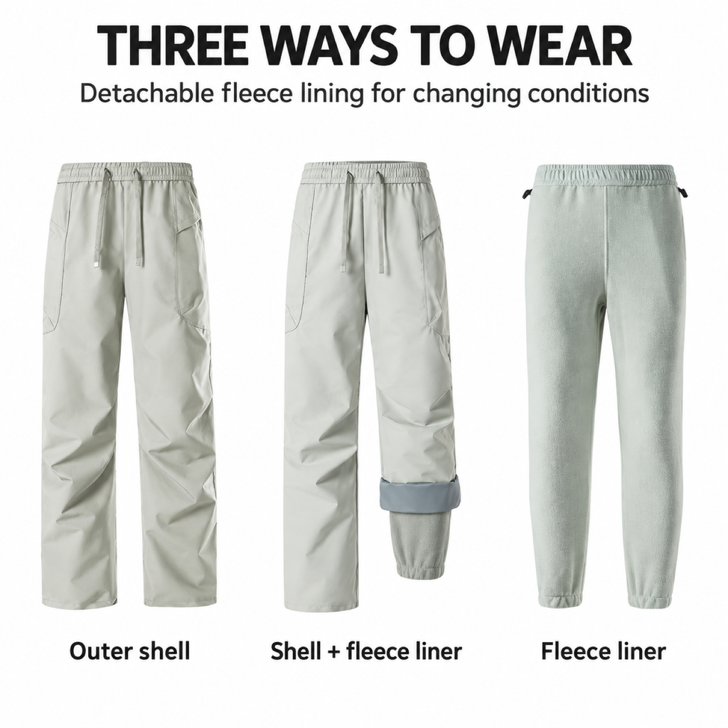 Rosedale three ways trousers