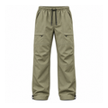 Bowland men's army green cargo walking trousers