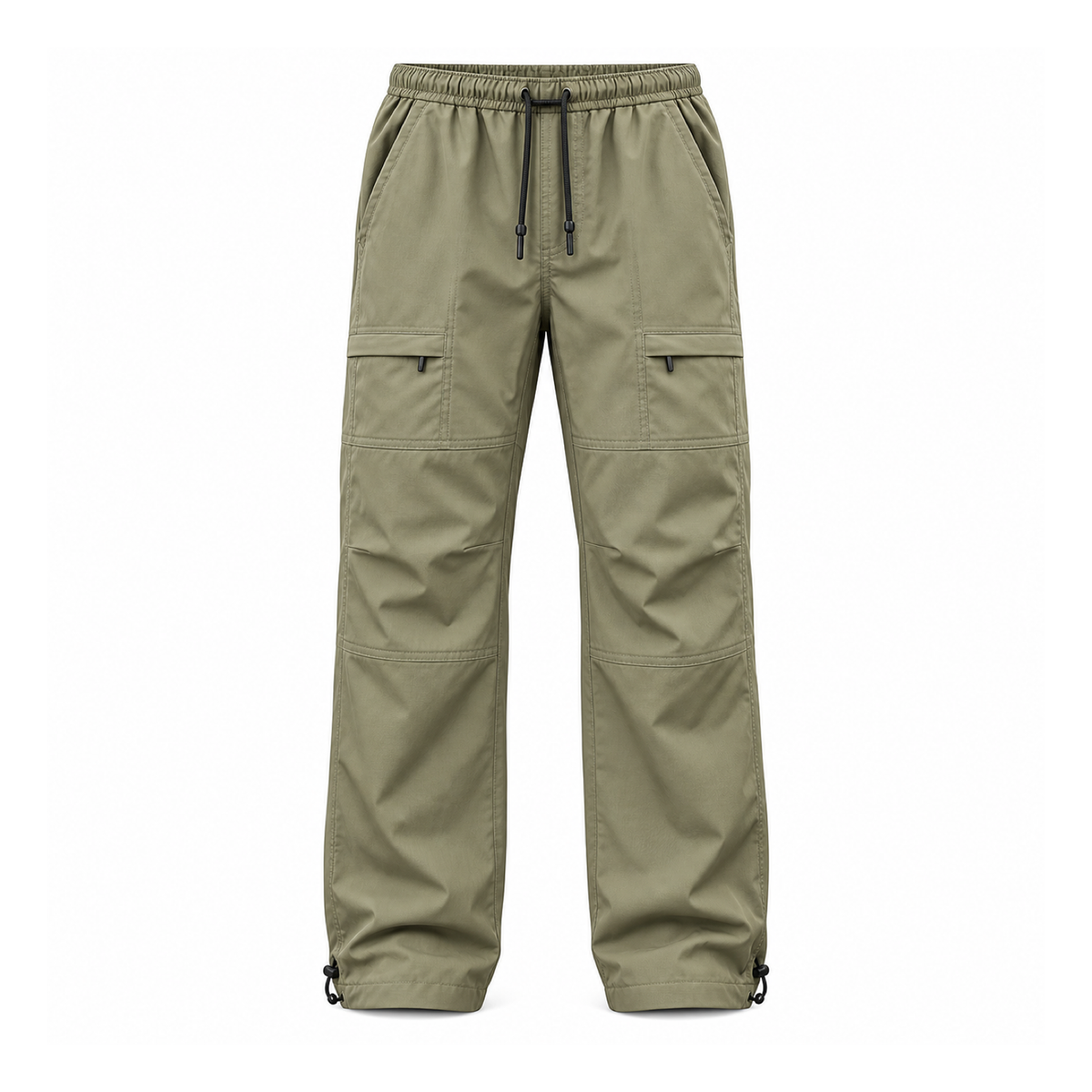 Bowland men's army green cargo walking trousers