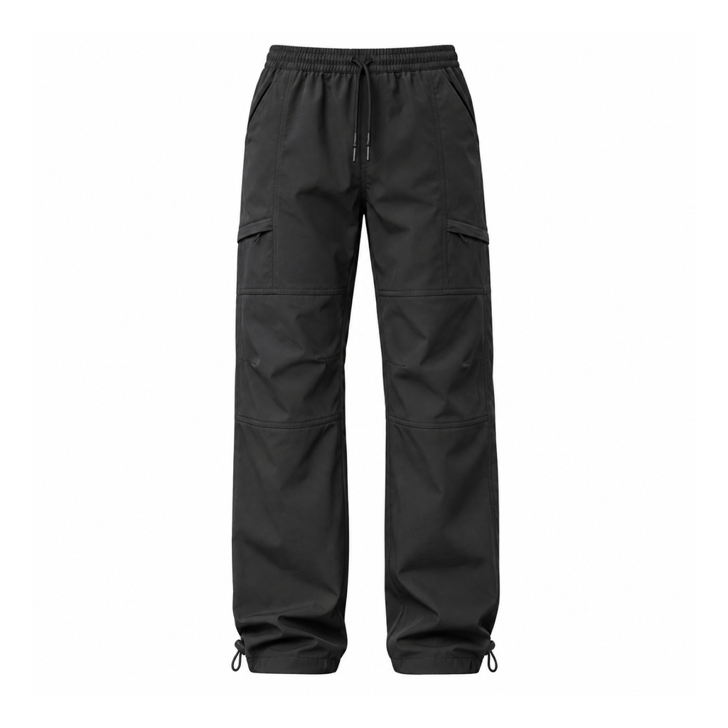 Bowland men's black cargo walking trousers