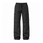 Bowland men's black cargo walking trousers