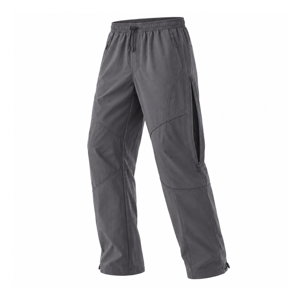 Kinder men's grey zip-vent walking trousers