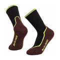 Falstone merino blend hiking socks – Brown / Yellow
