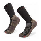 Bardon merino blend crew socks – Brown